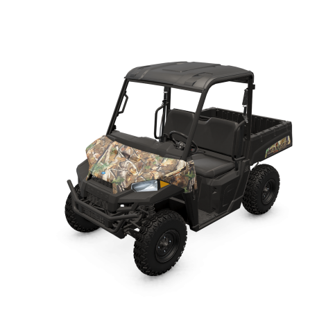 Polaris Ranger Lock & Ride® Sport Roof - Poly 2-Seat Black # 2883236